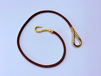 Hermes jumbo armband - goldplated - afbeelding 4 van  7