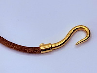 Hermes jumbo armband - goldplated - afbeelding 5 van  7
