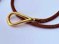 Hermes jumbo armband - goldplated - afbeelding 7 van  7