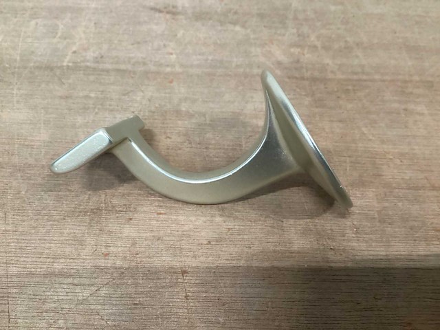 Hermeta leuningdrager aluminium f1 (48x) - afbeelding 1 van  2