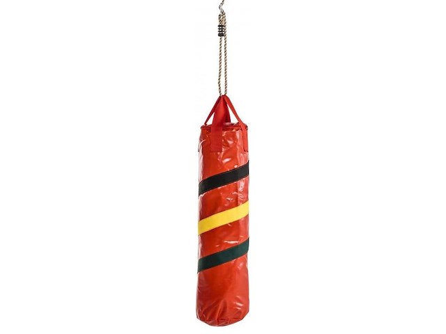 Hermic kinder bokszak rood - 15 kg - ø22x80 cm - afbeelding 1 van  2