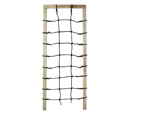 Hermic klimnet met stelling - 75x9x200 cm - afbeelding 1 van  1