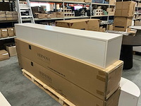 Hermosa tv meubel matte beige 240cm h33cm