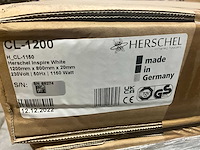 Herschel inspire white cl1200 infrarood stralingspaneel 120x80cm - afbeelding 4 van  5
