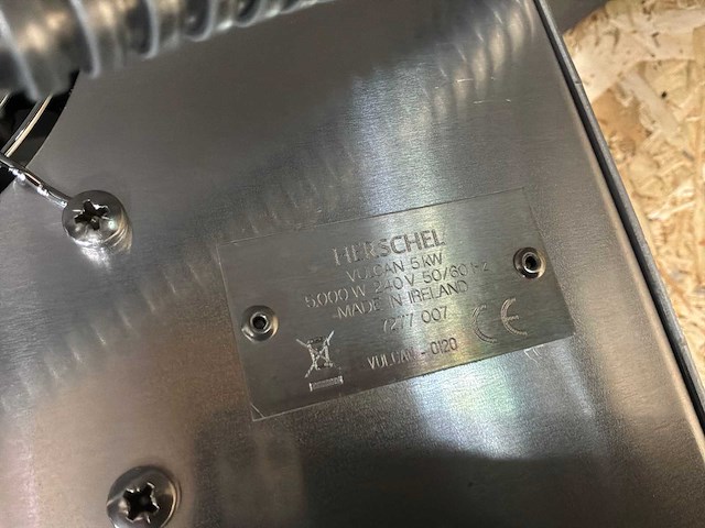 Herschel vulcan infrarood verwarming 5kw - afbeelding 8 van  10