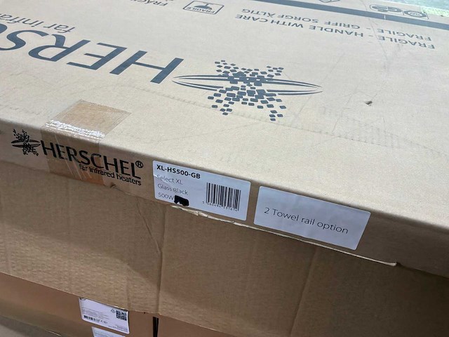 Herschel xl-hs500-gb glazen infraroodpaneel - afbeelding 3 van  3