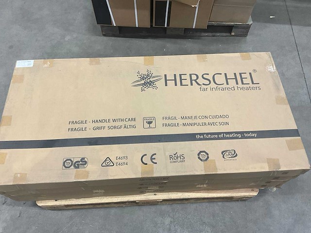 Herschel xl-hs500-trw select xl glazen handdoekverwarming ir dual heating - afbeelding 3 van  5