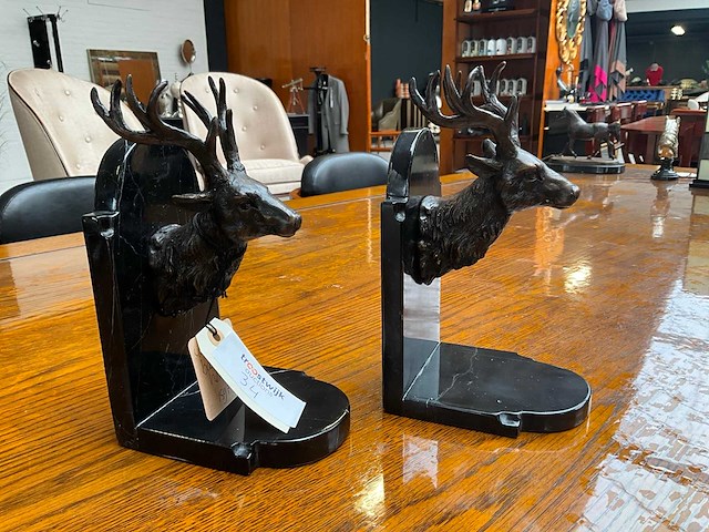 Hert boekensteun - afbeelding 1 van  2