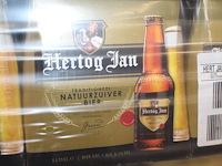 Hertog jan bier op pallet. 364 sixpacks 25 cl. totaal 2184 flessen. tht 2-2025. - afbeelding 2 van  3