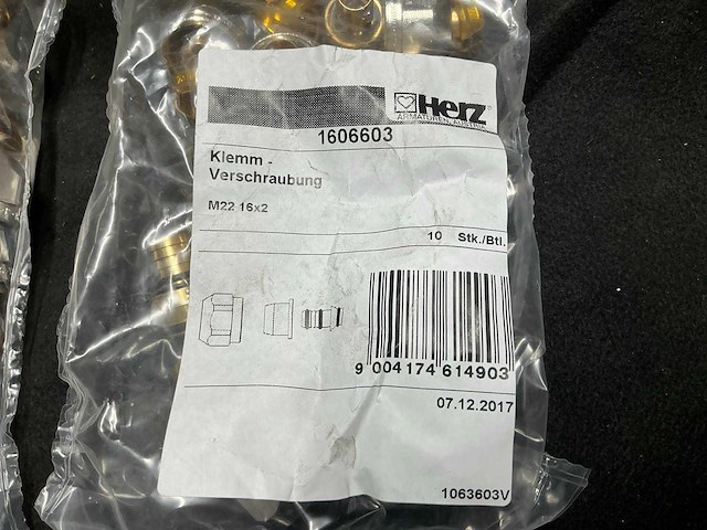 Herz m22 16x2 aansluitkoppelingen (30x) - afbeelding 3 van  3
