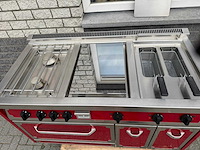 Herzog langen - frituur + gas fornuis + bakplaat + oven - keuken - afbeelding 3 van  7