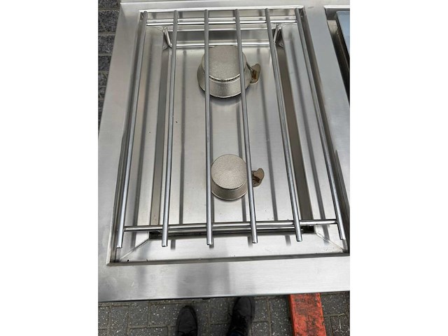 Herzog langen - frituur + gas fornuis + bakplaat + oven - keuken - afbeelding 3 van  3