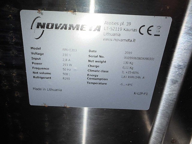 Herzog+langen - fpo-e313 - rvs - koelwerkbank - afbeelding 7 van  7