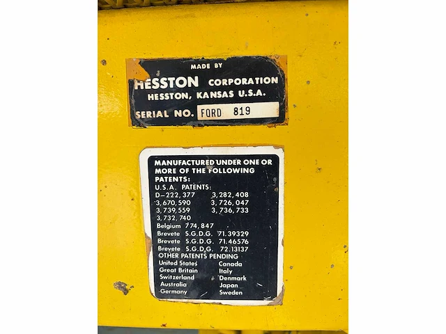 Hesston - 1975 - field queen - veldhakselaar - afbeelding 22 van  22