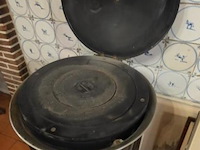 Hetelucht cilinderkachel, antiek - afbeelding 2 van  2