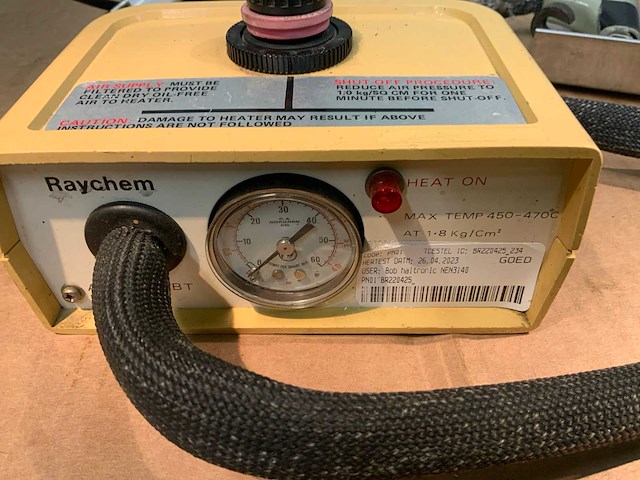 Hetelucht pistool raychem aa400mbt 240v - afbeelding 2 van  9