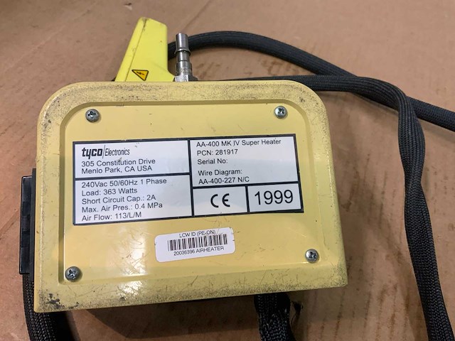 Hetelucht pistool tyco/electronics aa-400 super heater - afbeelding 5 van  5