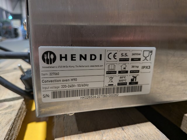 Heteluchtoven, hendi, h90 - afbeelding 8 van  8