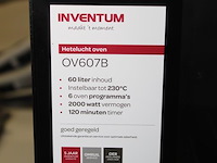 Heteluchtoven inventum ov607b. 60 liter inhoud. tot 230 graden. zes ovenprogramma's. 2000 watt. 120 minuten... - afbeelding 3 van  7