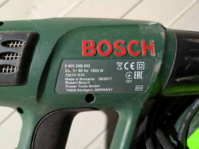 Heteluchtpistool 230v, bosch, phg 600-3, 2017 - afbeelding 4 van  7
