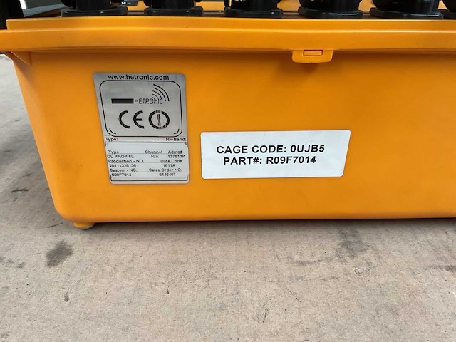 Hetronic gl prop 6l power distribution console - afbeelding 7 van  8