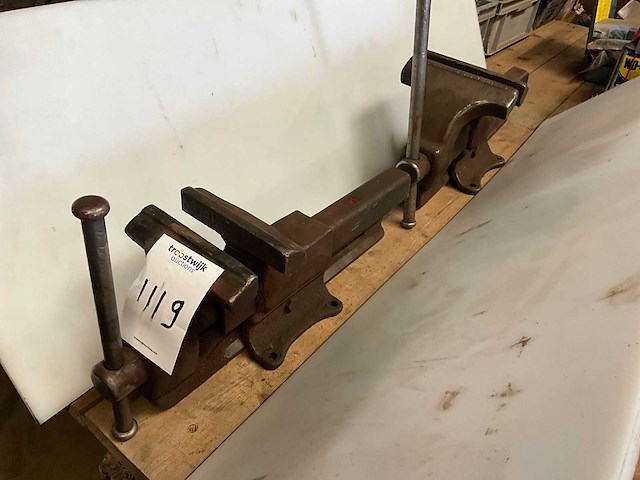 Heuer bankschroef (2x) - afbeelding 1 van  3