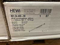 Hewi 1000mm 801.34.400-99 gordijnstang (10x) - afbeelding 4 van  4