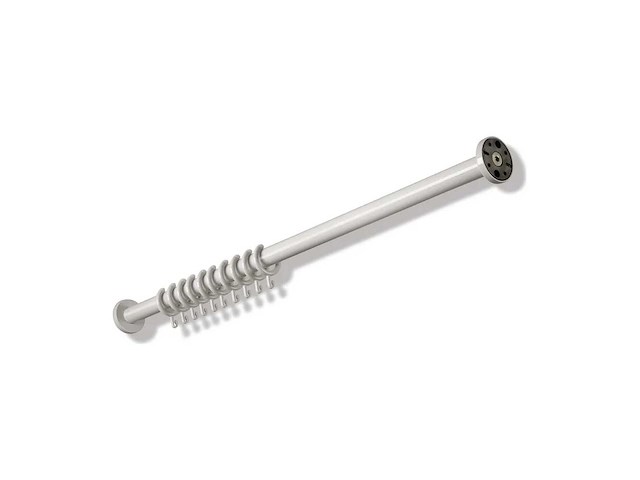 Hewi 1000mm 801.34.400-99 gordijnstang - afbeelding 1 van  4