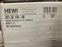 Hewi 600mm 801.36.130-90 wandsteun (4x) - afbeelding 3 van  3