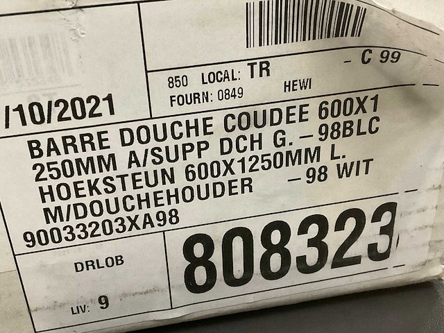 Hewi 600x1 badgreep - afbeelding 3 van  3