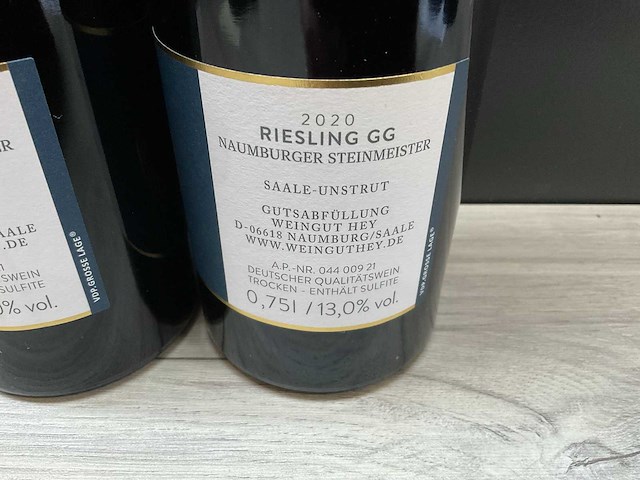 Hey steinmeister riesling gg 2020 (2x) - afbeelding 3 van  3