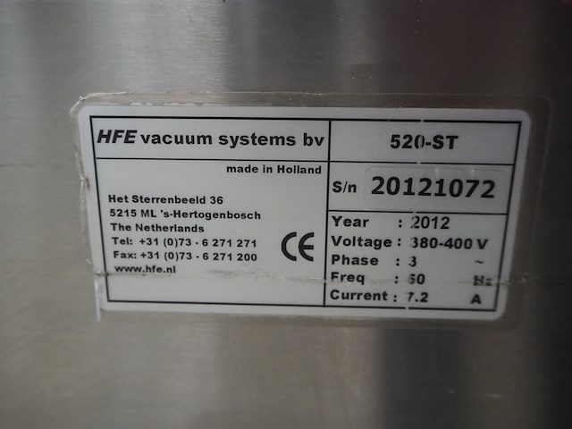 Hfe vacuum systems bv - afbeelding 4 van  13