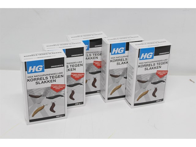 Hg x natuurvriendelijke korrels tegen slakken 6 x 400 gr - afbeelding 2 van  2