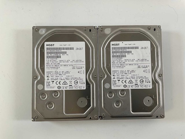 Hgst (118000194) 4 tb sas hdds (7x) - afbeelding 4 van  6