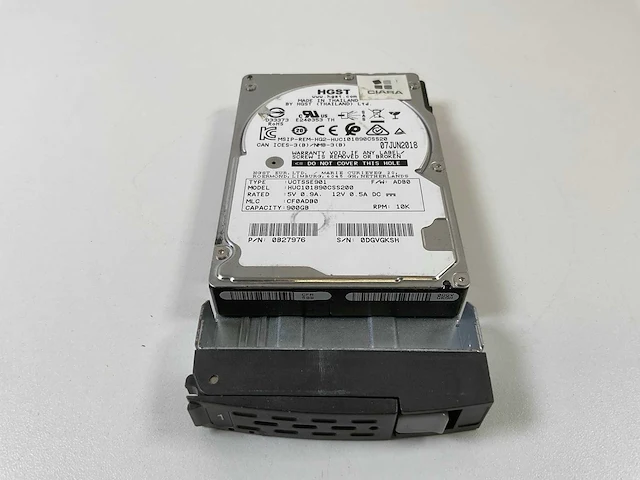 Hgst 16x 900 gb sas(huc101890css200) hdds (16x) - afbeelding 7 van  10