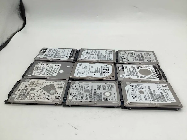 Hgst wd seagate toshiba 500gb sata laptop interne hardeschijf (9x) - afbeelding 5 van  6
