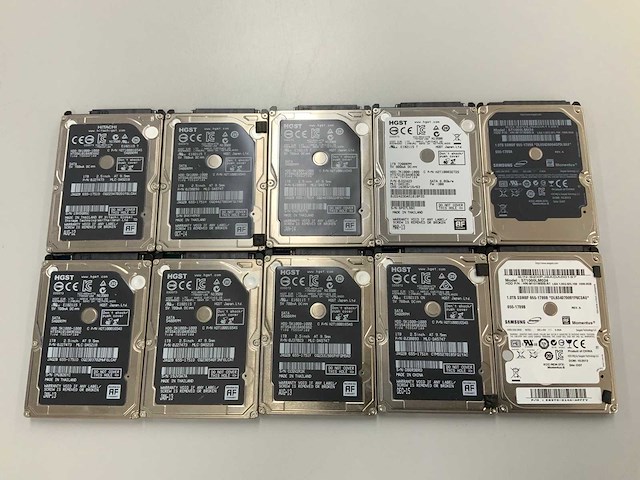 Hgst/samsung 1tb 5400/7200rpm sata hdd (10x) - afbeelding 1 van  3