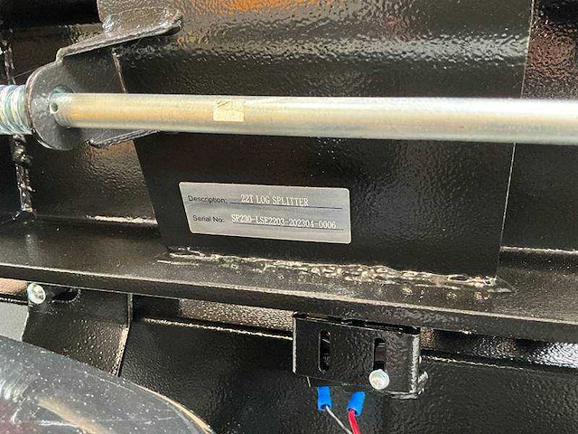 Hh - houtklover 22 ton - verticale kloofmachine - afbeelding 12 van  13