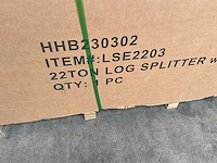 Hh - houtklover 22 ton - verticale kloofmachine - afbeelding 1 van  5