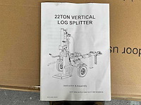 Hh - houtklover 22 ton - verticale kloofmachine - afbeelding 4 van  5