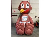 Hh - opblaasbare baby classic - kiddy ride - afbeelding 4 van  4