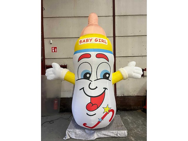 Hh - opblaasbare babyfles - kiddy ride - afbeelding 2 van  3