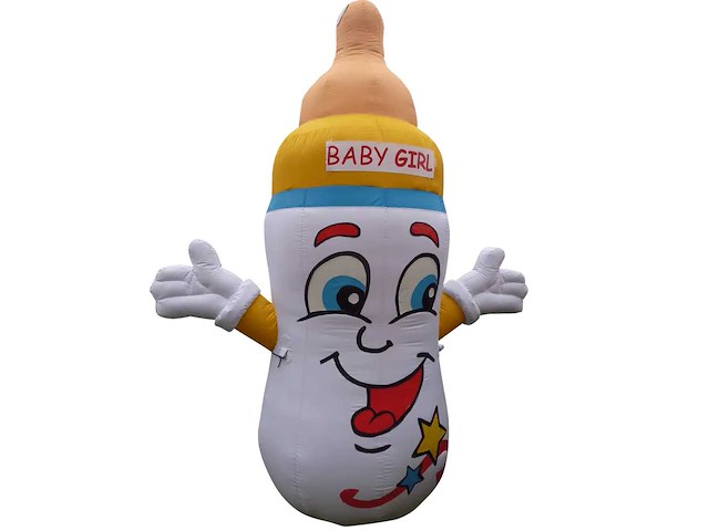 Hh - opblaasbare babyfles - kiddy ride - afbeelding 1 van  2
