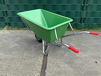 Hh - poly 160 liter 1 wiel - kruiwagen - afbeelding 2 van  10