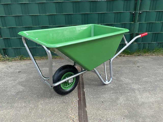 Hh - poly 160 liter 1 wiel - kruiwagen - afbeelding 3 van  23