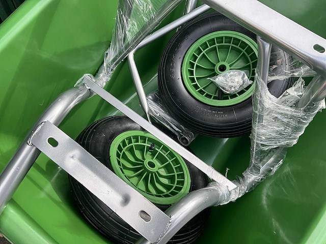 Hh - poly 160 liter 2 wielen - kruiwagen - afbeelding 6 van  18