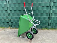 Hh - poly 160 liter 2 wielen - kruiwagen - afbeelding 2 van  12