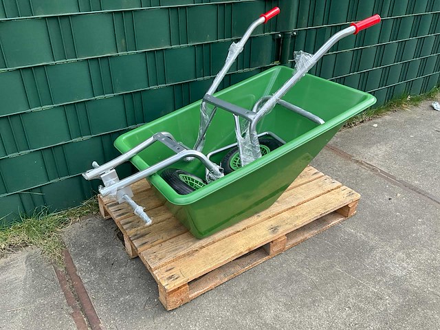 Hh - poly 160 liter 2 wielen - kruiwagen - afbeelding 3 van  12