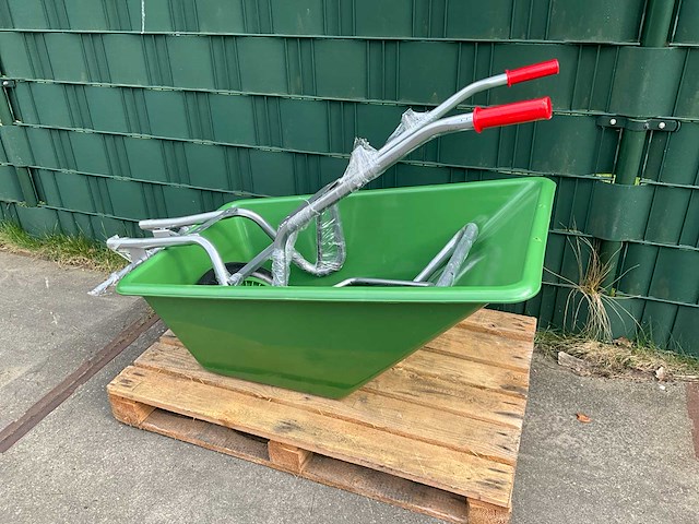 Hh - poly 160 liter 2 wielen - kruiwagen - afbeelding 4 van  12