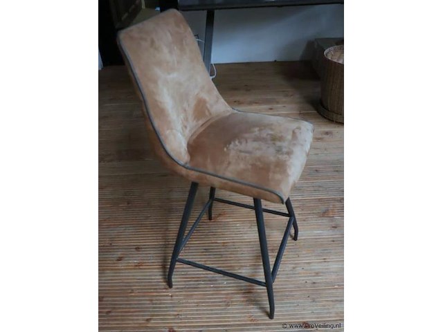 H&h barstoel - 42x40x100cm - afbeelding 1 van  6